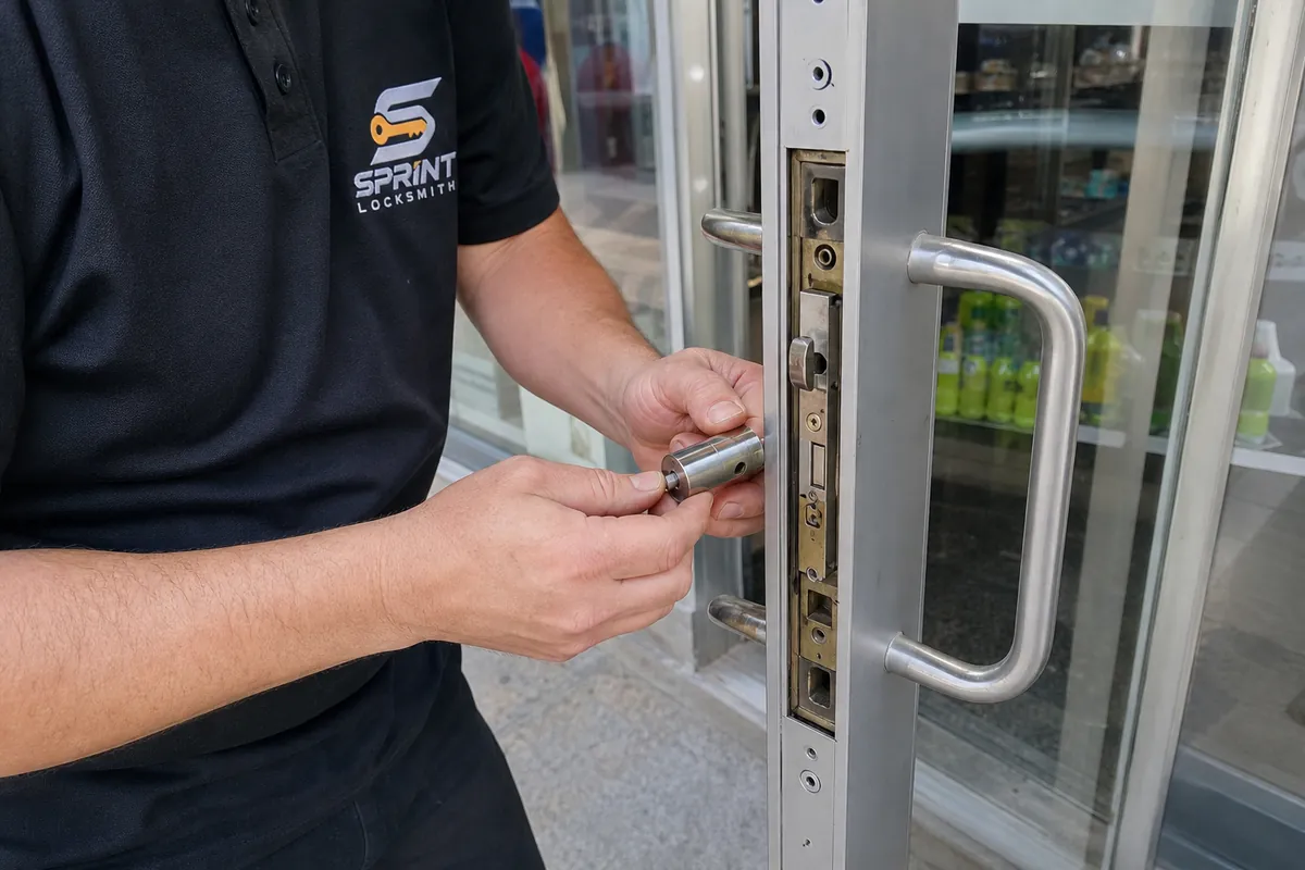 Storefront lock giving out?